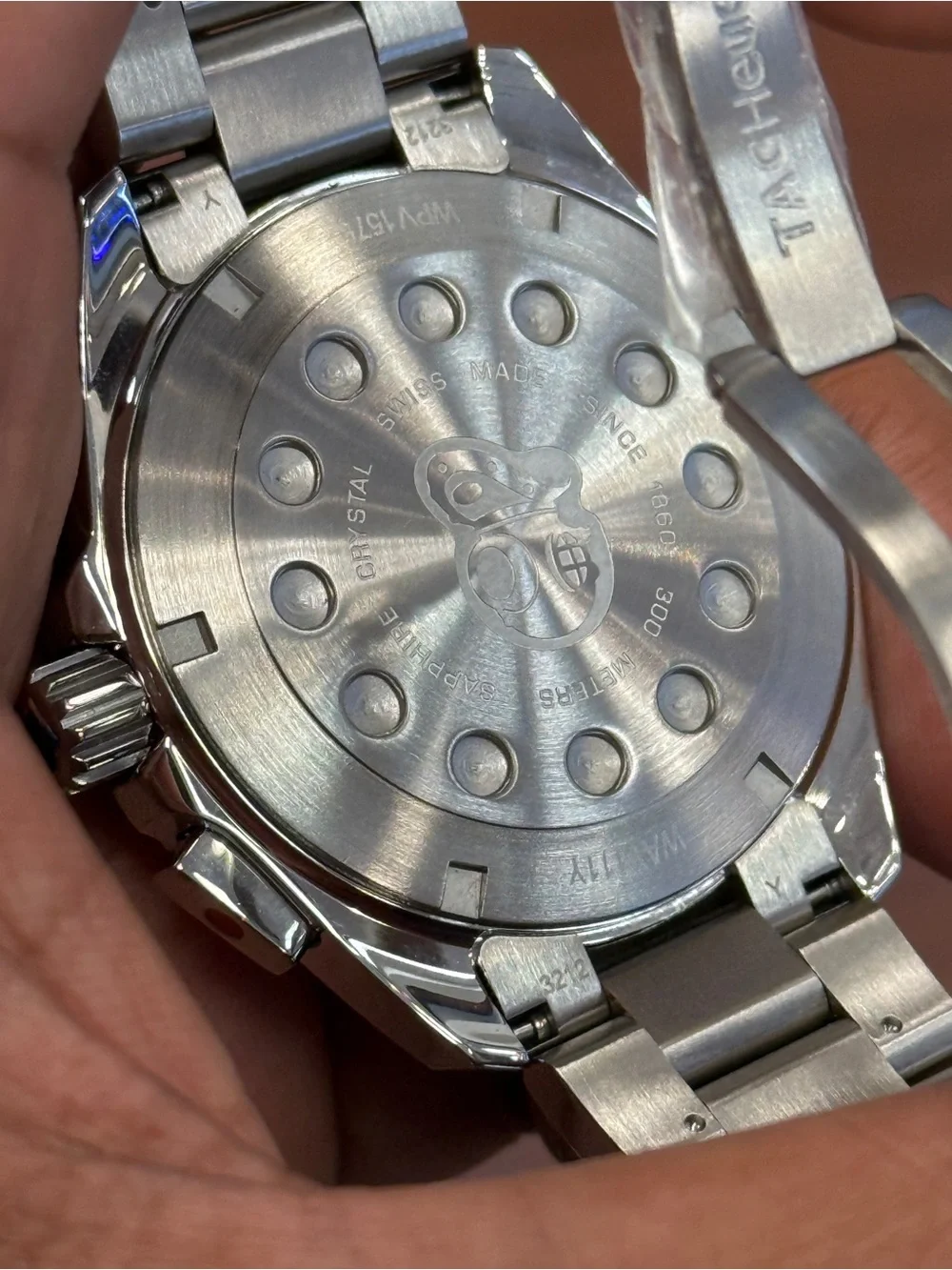 Tag Heuer Aquaracer WAY111Y 41mm Stainless Steel Watch - Cream Dial men’s